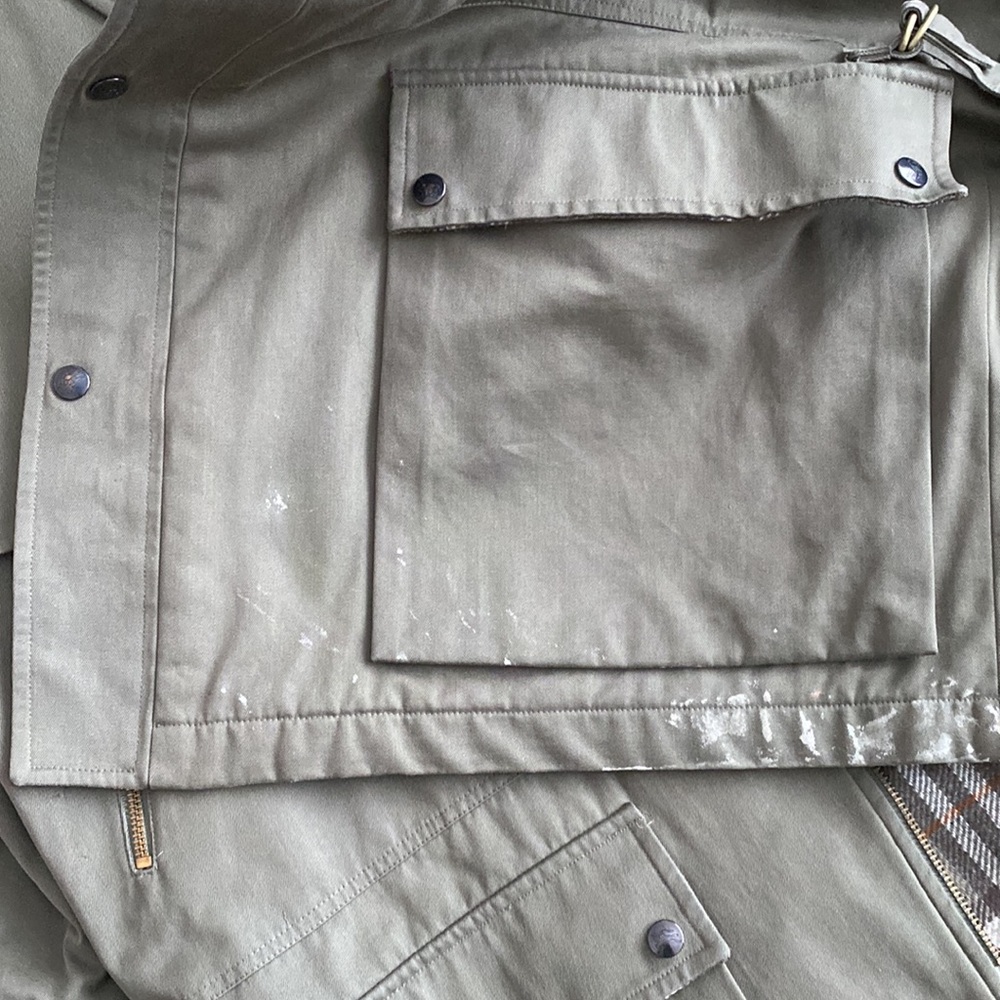 Men’s Burberry (read description) wool lined canvas trench - Picture 11 of 12
